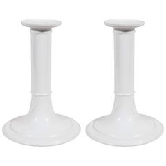 Pair of Sevres Candlesticks