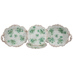 Four Antique English Porcelain Dishes Made by Ridgway