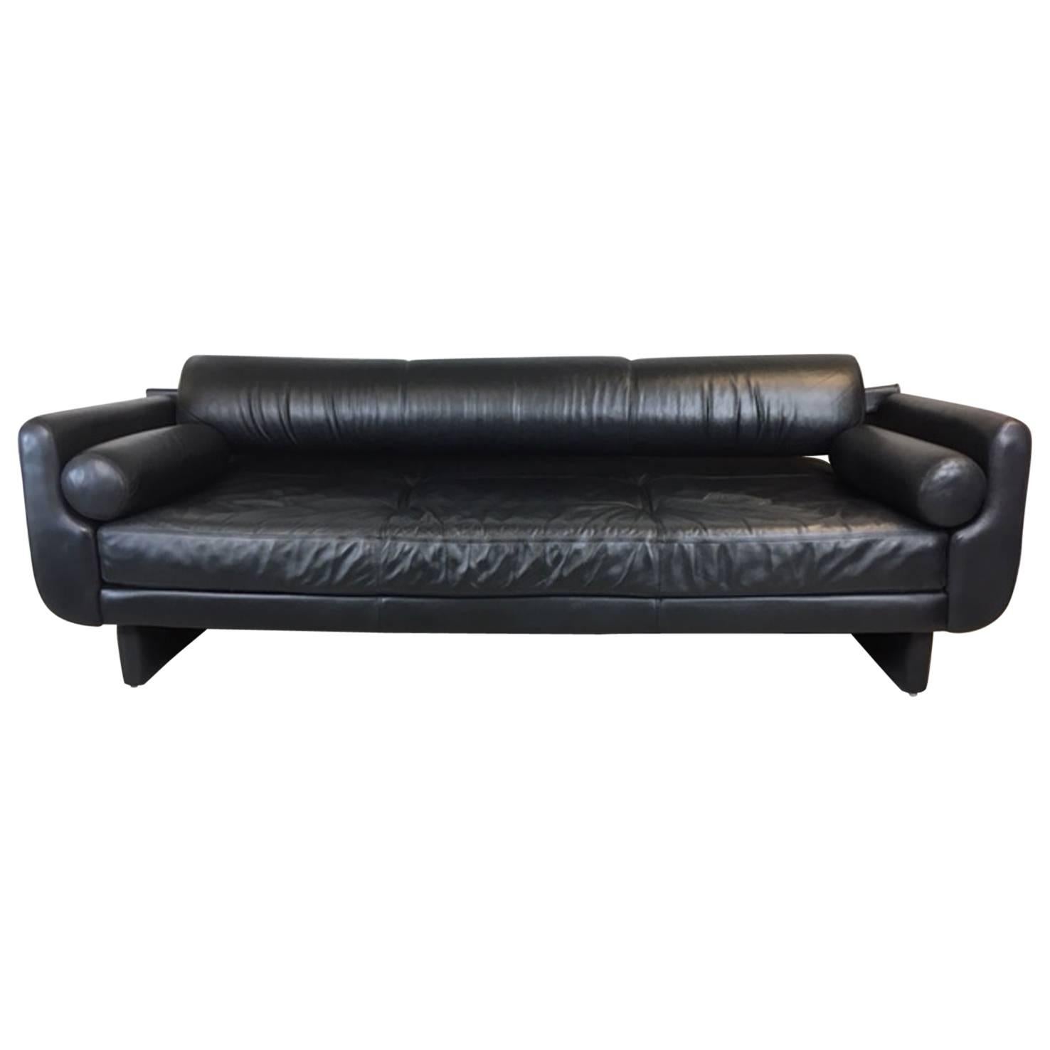 Vladimir Kagan Matinee Leather Sofa and Daybed