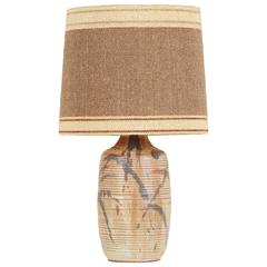 Vintage David Cressey Lamp for Architectural Pottery with Maria Kipp Shade, circa 1960s