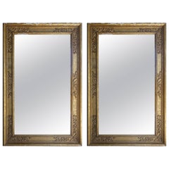 Pair of 19th Century Italian Giltwood Mirrors