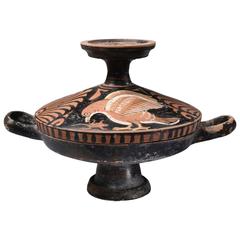Ancient Greek Red-Figure Pottery Lekanis, 350 BC 3