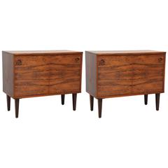 Pair of Vintage Danish Rosewood Cabinets 4