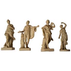Four Figurines Apollo, Minerva and Diana