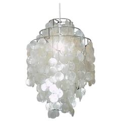 Verner Panton Fun 1 DM Kappa Shell Chandelier