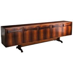 Credenza in Jacaranda by Carlo Hauner for Forma, Brazil, circa 1960 10