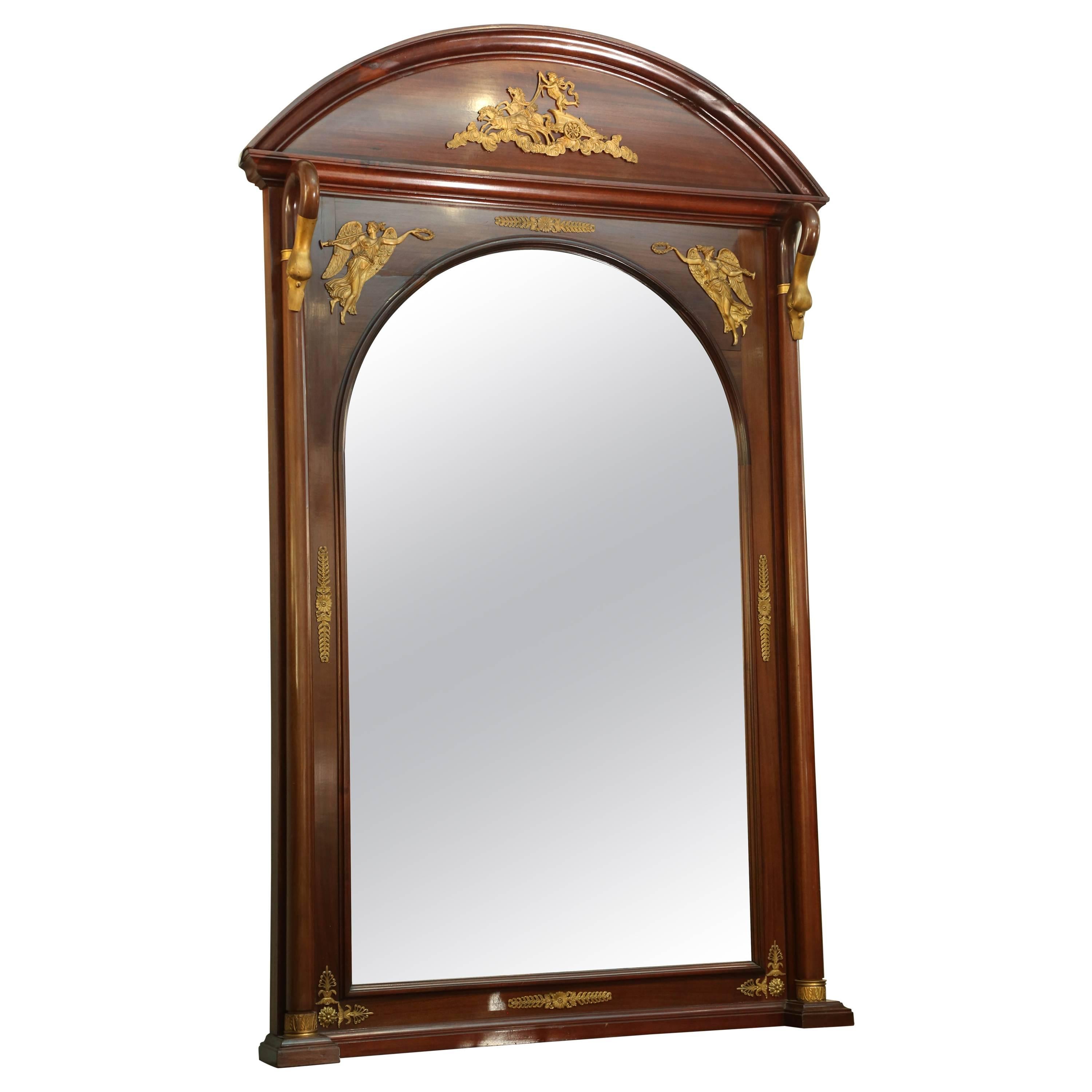 Superb 19th Century Napoleonic Oversized Mirror