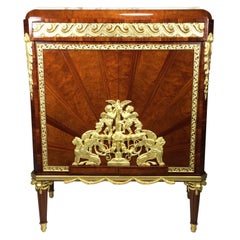 Antique French 19th-20th Century Louis XVI Style Belle Époque Ormolu-Mounted Cabinet