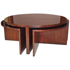 Vintage Ralph Lauren Five-Piece Pull-Out Cocktail or Coffee Table, Mid Century Modern