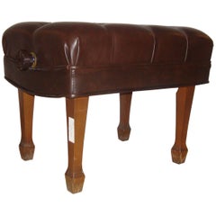 Steinway Adjustable Piano Bench in Leather