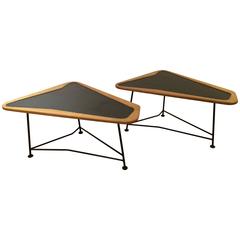 Pair of French 1950s Coffee Table by Charles Ramos