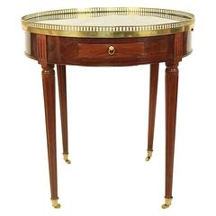Antique Late 18th Century Mahogany Bouillotte Table by J.J. Pafrat