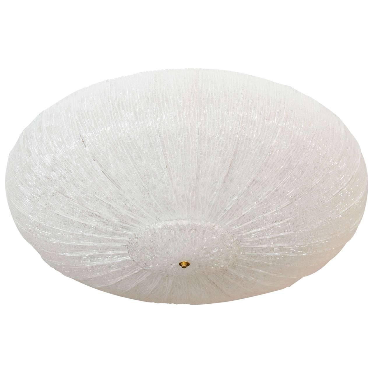 Large Ceiling Flush Mount, Italy 1980s For Sale
