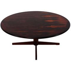 1960s Round Coffee Table in Rio Rosewood 