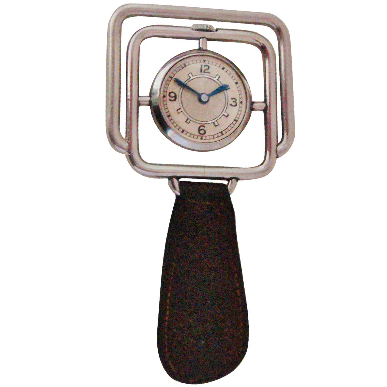 Rare Swiss Art Deco Pocket/Table, Encapsulated/Hermetic Watch