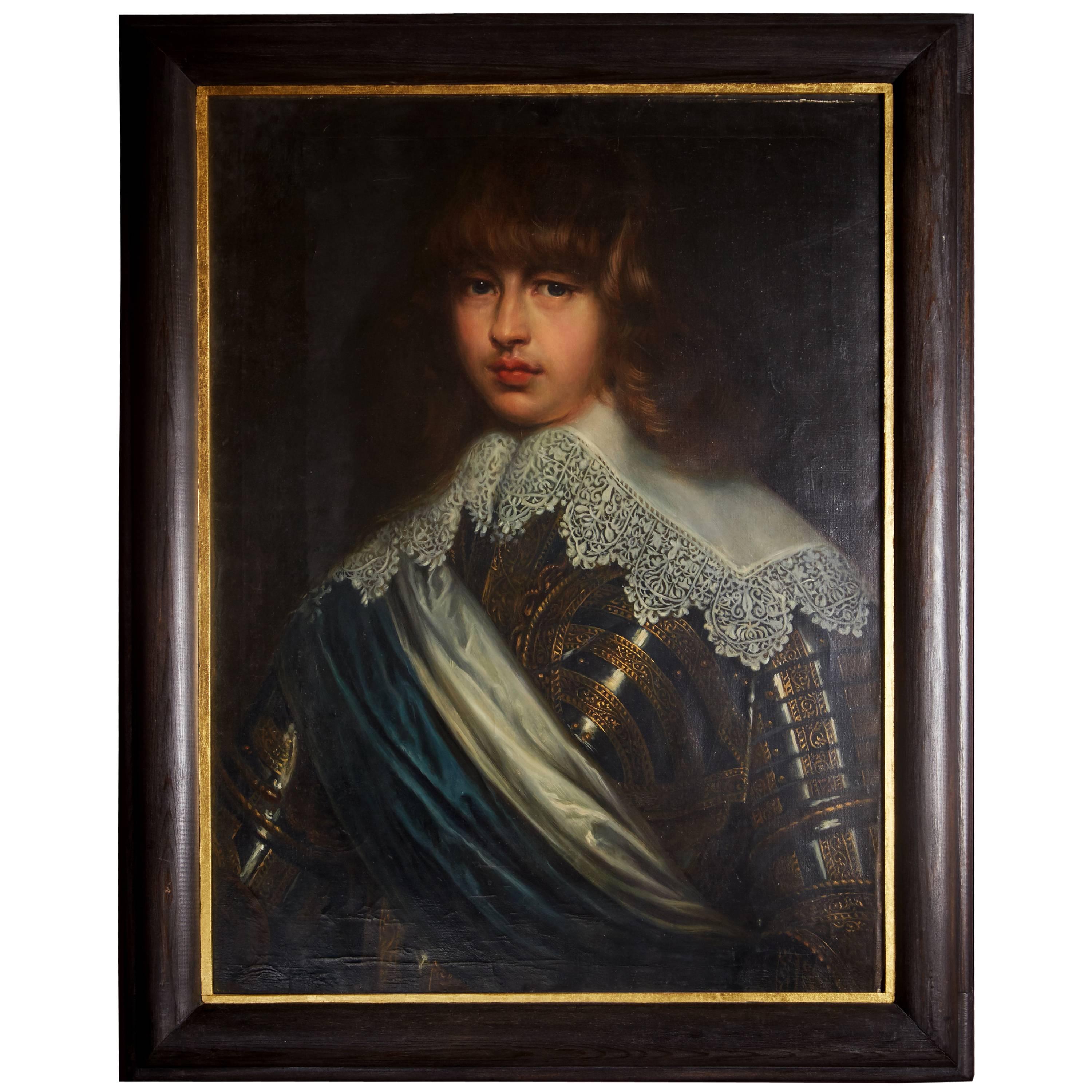 After Justas Sustermans, portrait of Prince Waldemar of Denmark, 18th century