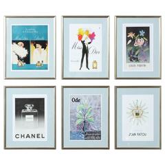 Set of Vintage French Perfume Advertisements 4