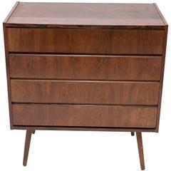 Elegant Rosewood Cabinet with Angled Legs