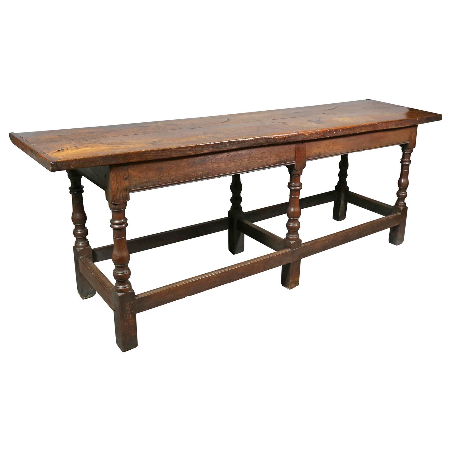 Jacobean Oak Refectory Table For Sale at 1stdibs