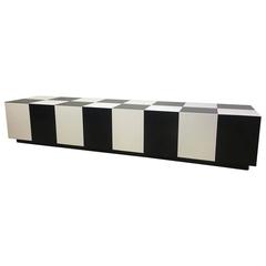 Milo Baughman Rectangular Checkerboard Coffee Table