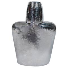 Japanese Hand-Hammered Sterling Silver Flask