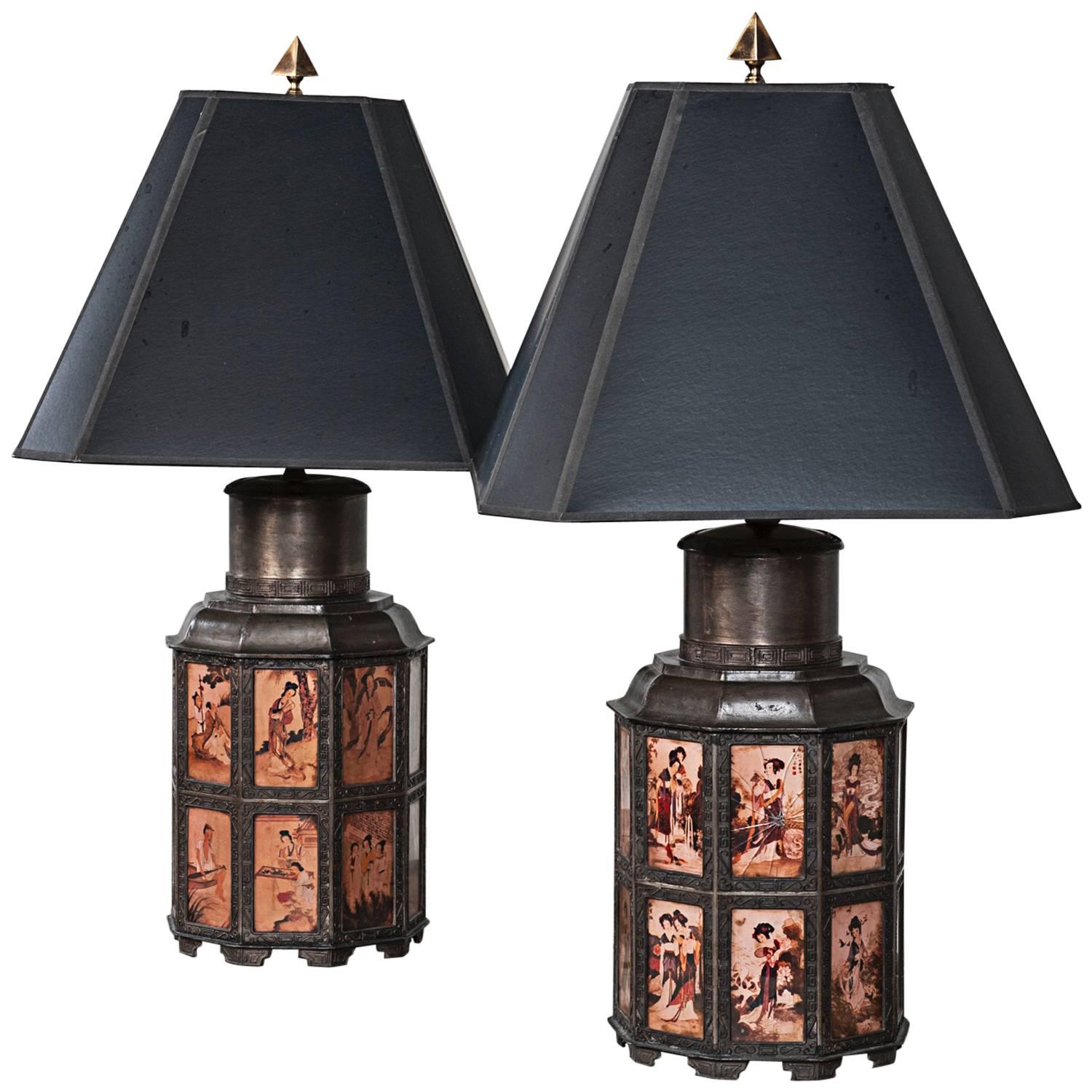asian style table lamps