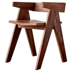 'Go' Chair with Reclaimed Burmese Teak