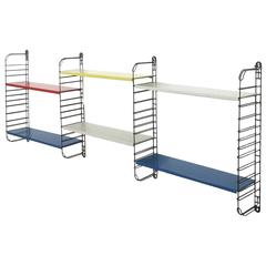 Original 1960s Multicolor Metal Wall Unit by A. Dekker for Tomado, Holland 5