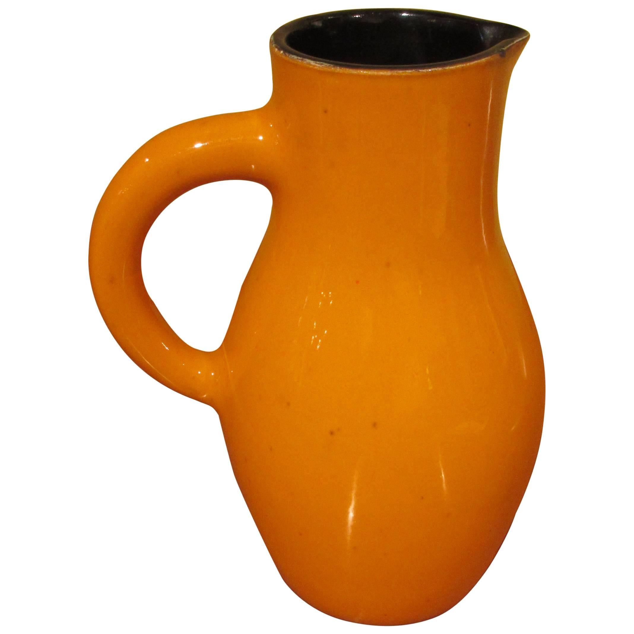 Ceramic Carafe by Georges Jouve, Signed For Sale
