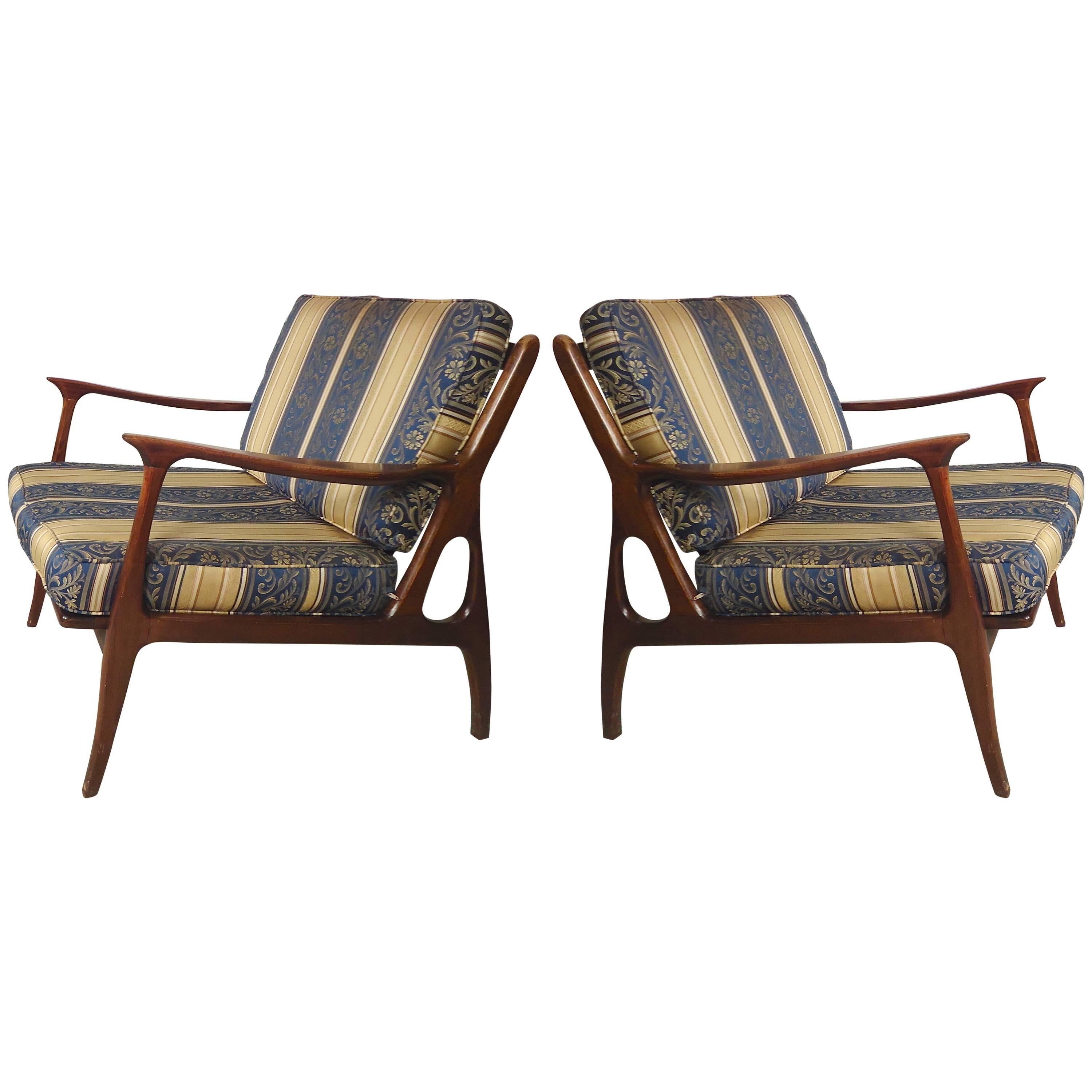 Striking MidCentury Modern Armchairs at 1stDibs