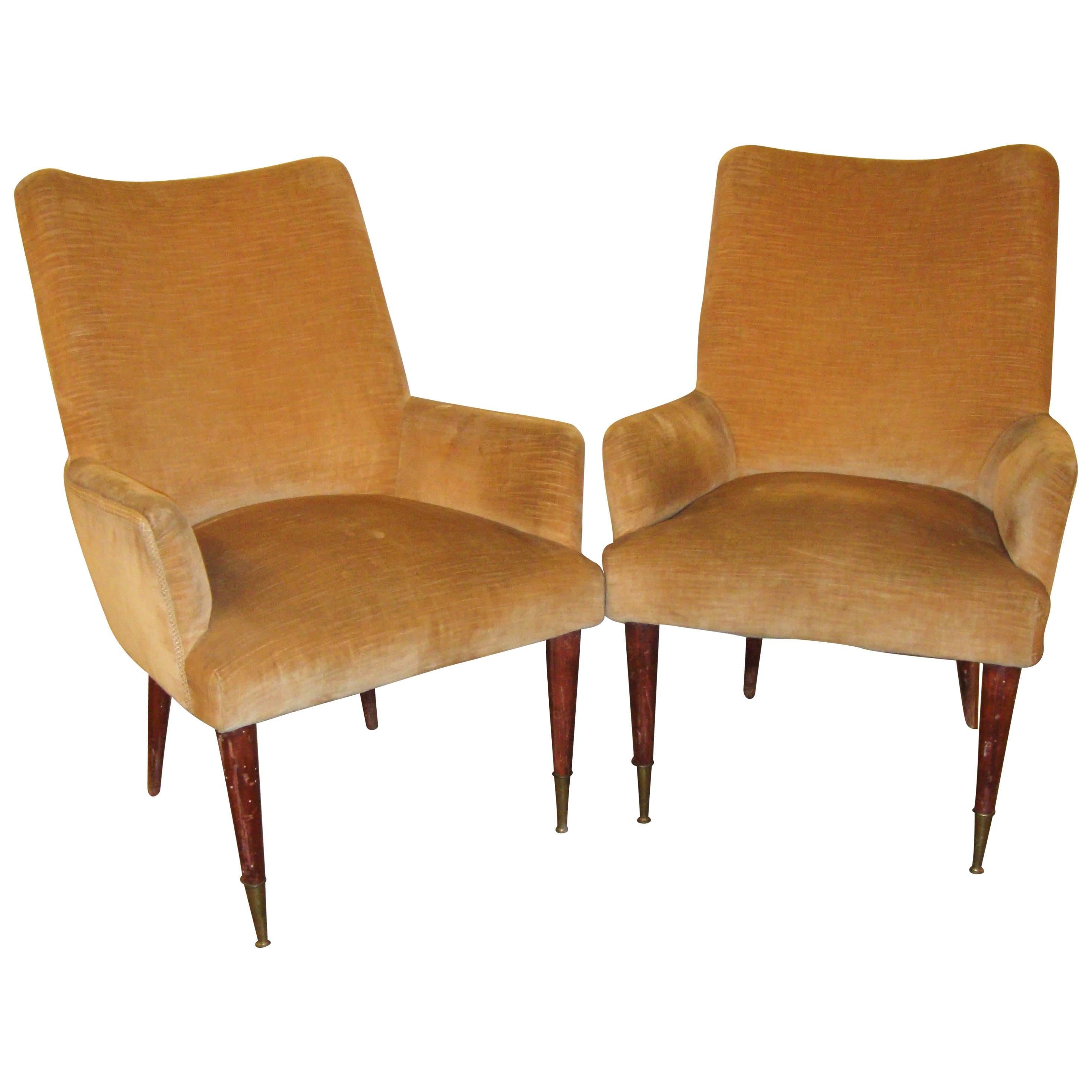 Pair of Art Deco Style Armchairs