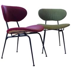 Pair of Chairs Produced by RIMA in Original Upholstery 8