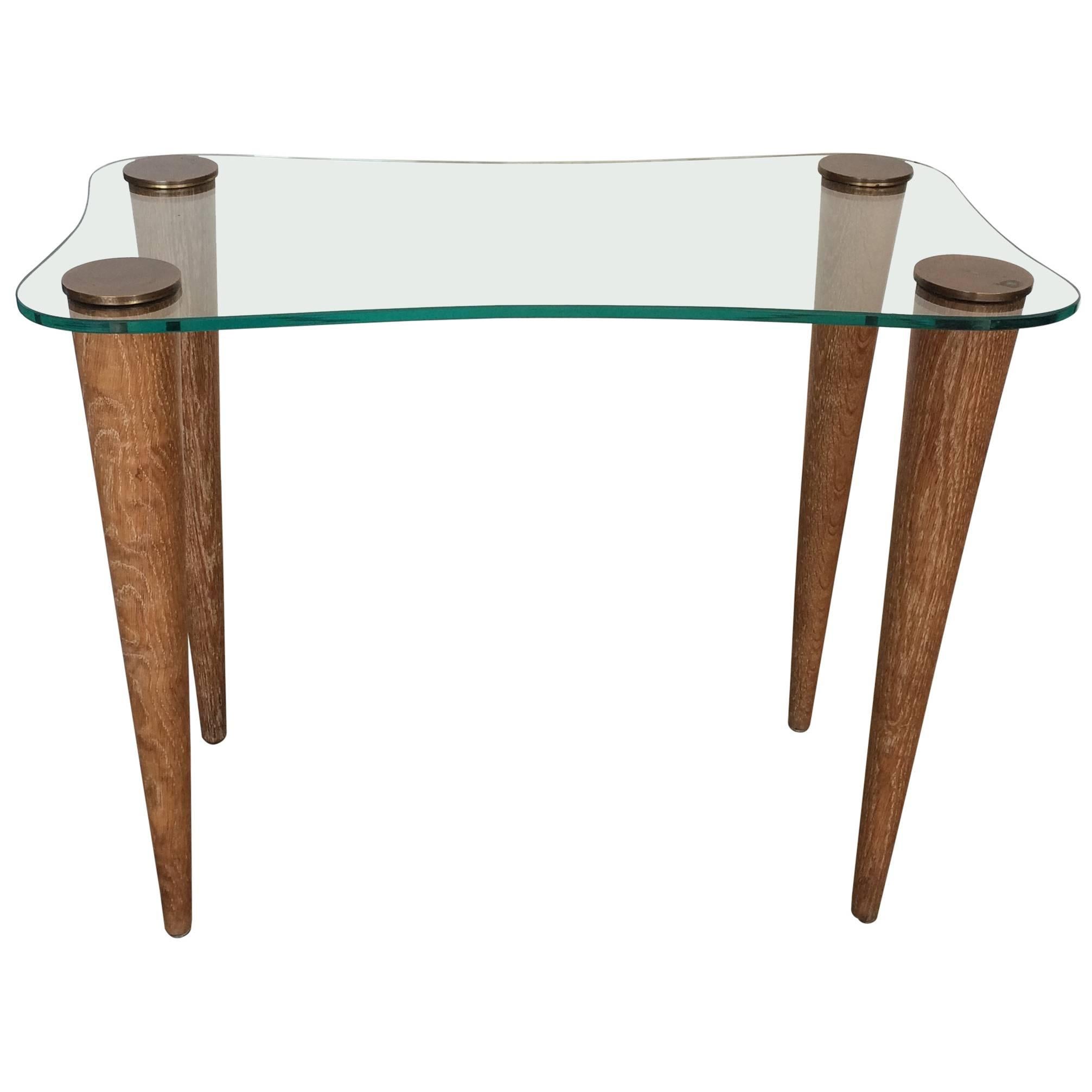 Gilbert Rohde Style Organic Shaped Side Table
