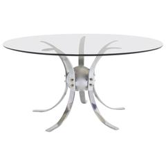 Chromed Metal Sputnik Coffee Table, 1960s 10