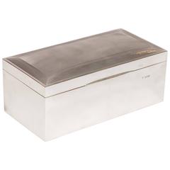Edwardian Sterling Silver Box, English, Dated 1905, Cedar Lined 6