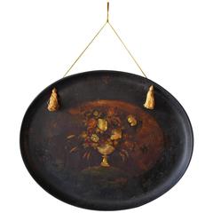 French Painted Tole Tray