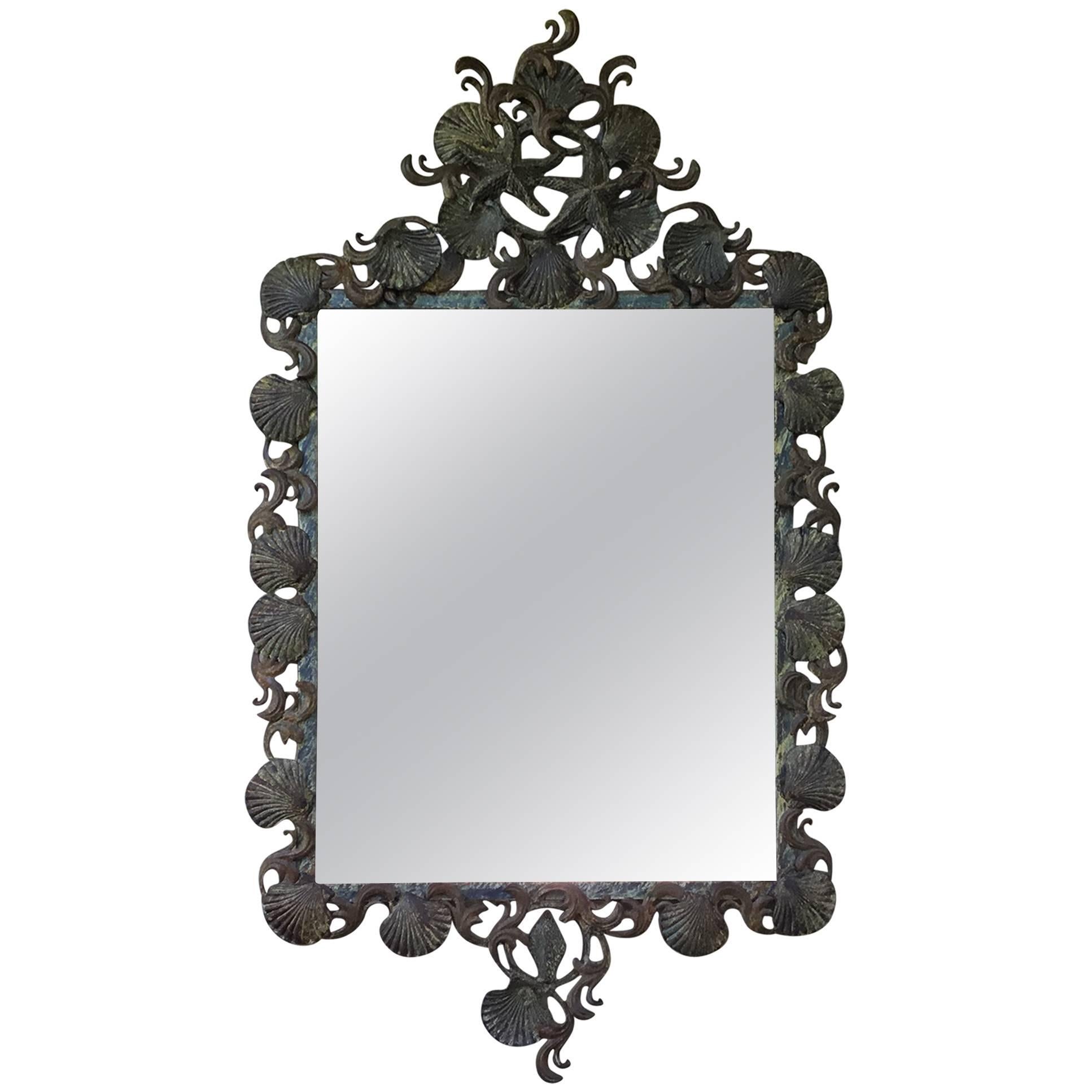 Sea Shell Iron Mirror