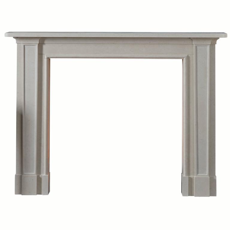 21st Century Limestone Mantel For Sale at 1stDibs