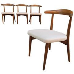 Stained Ash Dining Chair Set for John Stuart