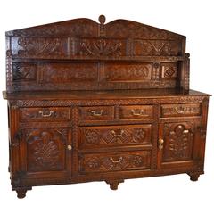 Antique 17th Century Welsh Oak Dresser