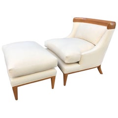 Lounge Chair and Ottoman by Erwin Lambeth
