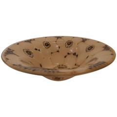 Higgins Fused Glass Bowl with Floral Design 8