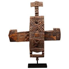 Tribal African Wood Abstract Dogon Door Lock 12