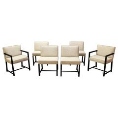 Set of Six Harvey Probber for Directional Dining Chairs