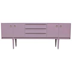 Luxe Pale Pink or Lavender Lacquered Modern McIntosh Sideboard