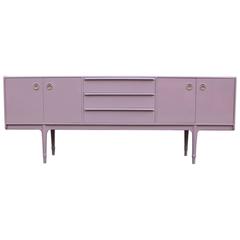 Luxe Pale Pink or Lavender Lacquered Modern McIntosh Sideboard