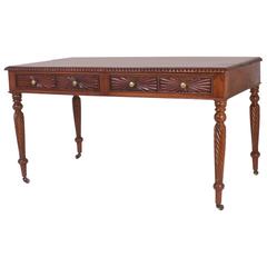 19th Century British Colonial Writing Desk or Library Table
