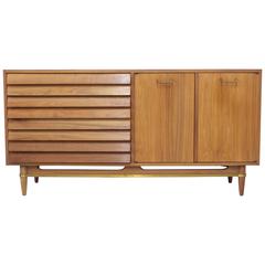 Merton Gershon Natural Walnut Cabinet for American of Martinsville