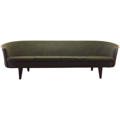 Rare Vintage Danish Modern Sofa by Pi Langlos Fabrikker, Stranda 8