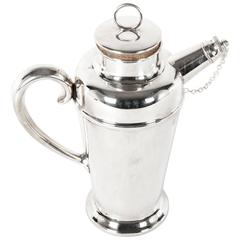Vintage English Silver Plate Cocktail Shaker